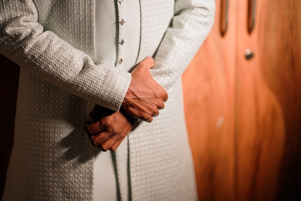 Groom in formal attire