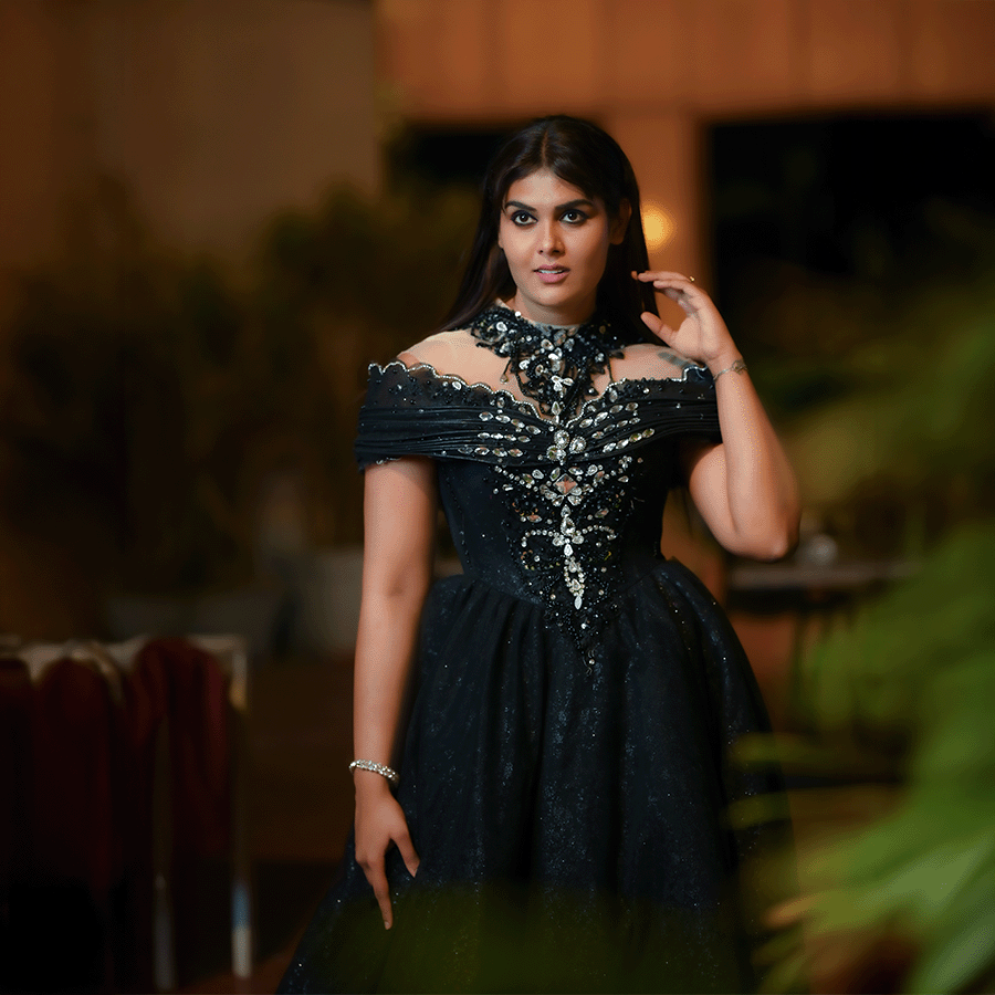 Black Heavy Ball Gown - Image 2