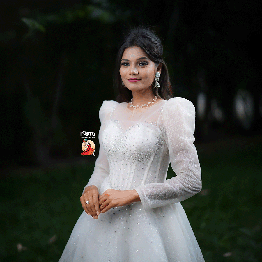 White Christian Gown - Image 3