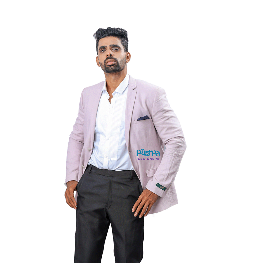 Baby Pink Plan Blazer - Image 2