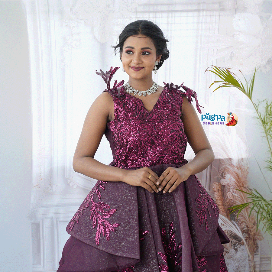 Wine Partyware Gown on Rent in Hyderabad