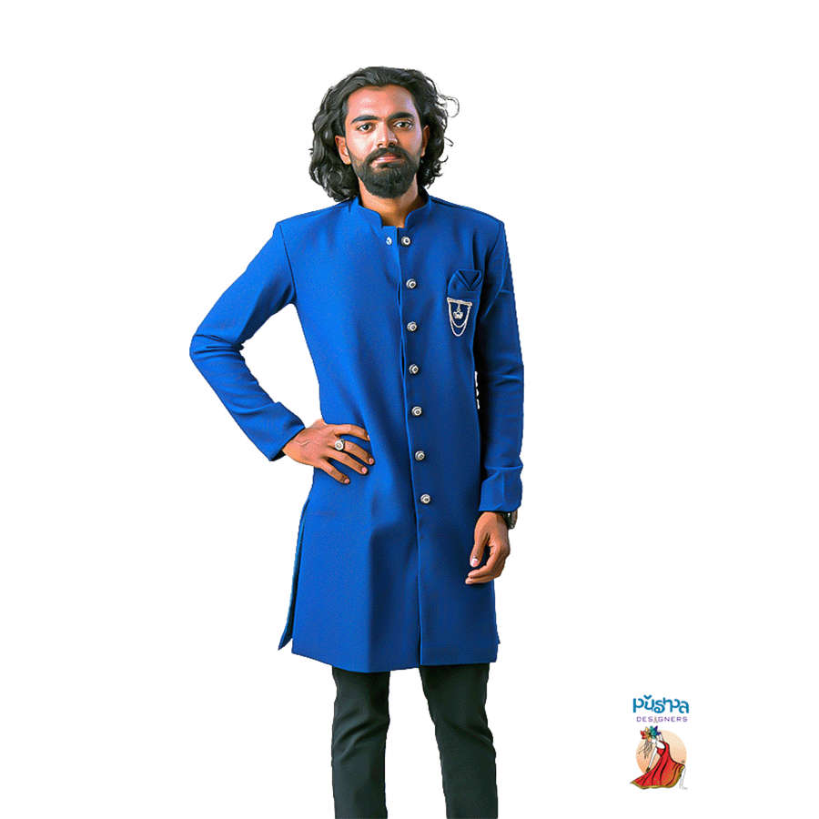 Royal Blue Kurta - Image 2