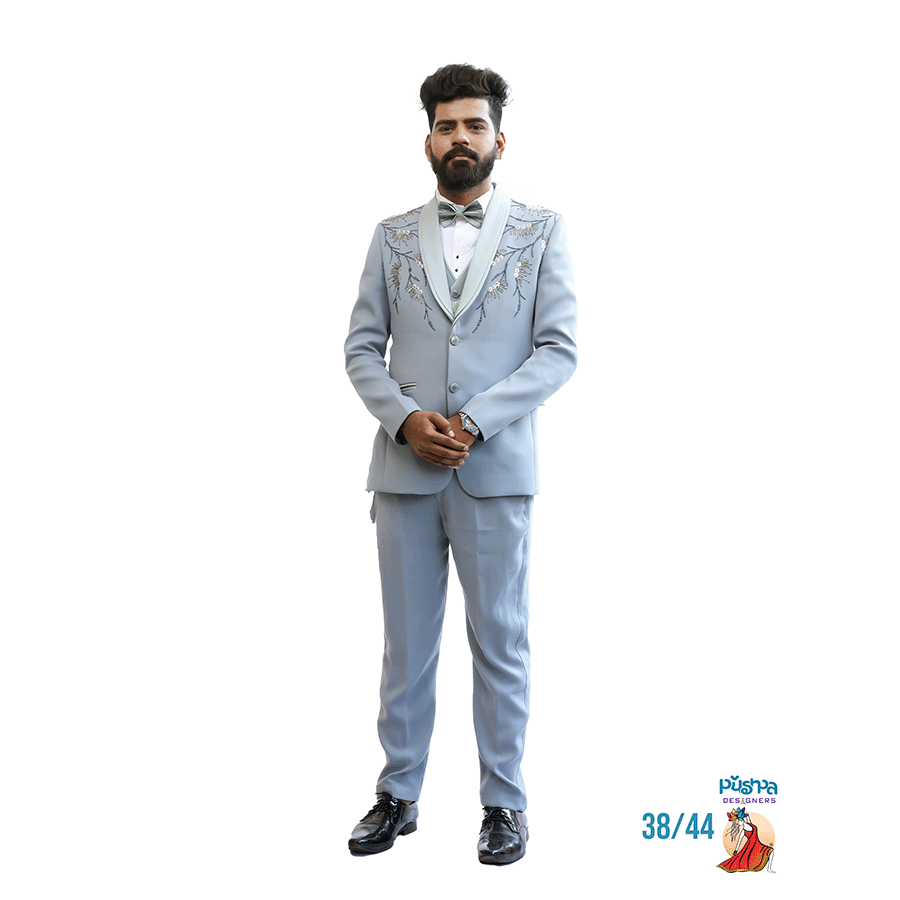 Light Grey Designer Suit