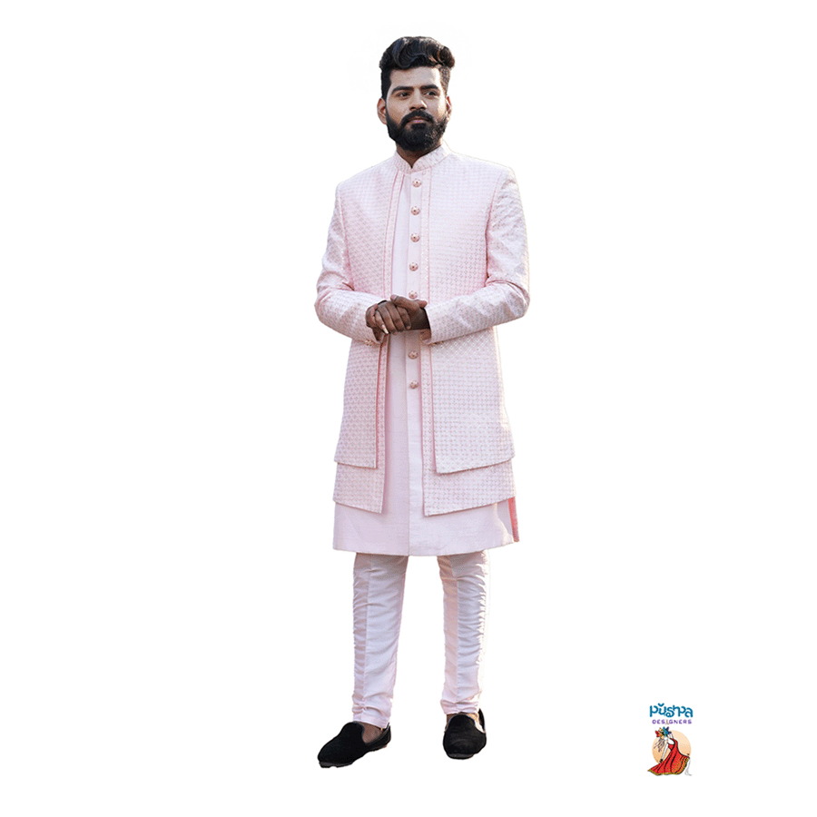 Baby Pink Indo-Western - Image 2