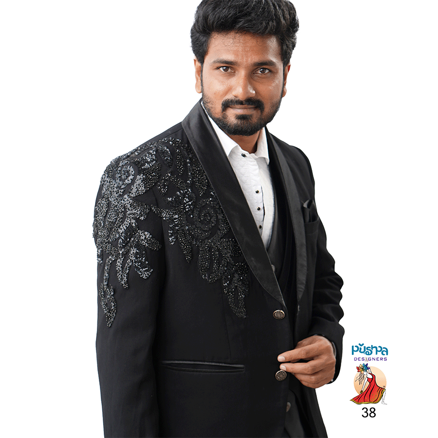 Black Designer suit