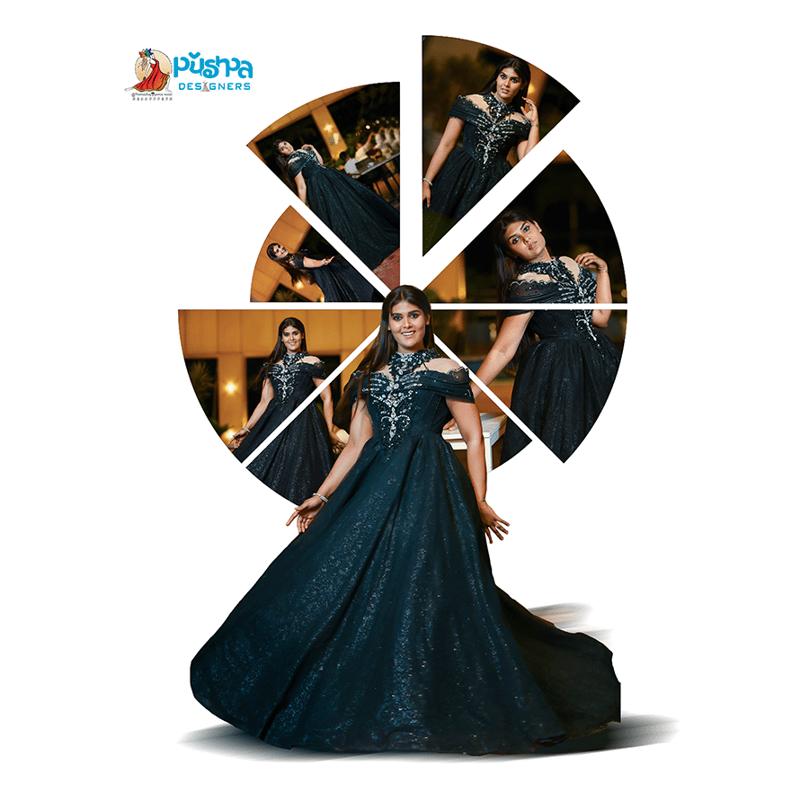 Black Heavy Ball Gown - Image 3