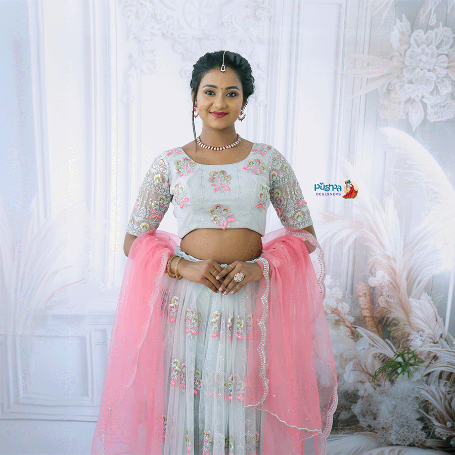 Yash Light Pink Lehenga