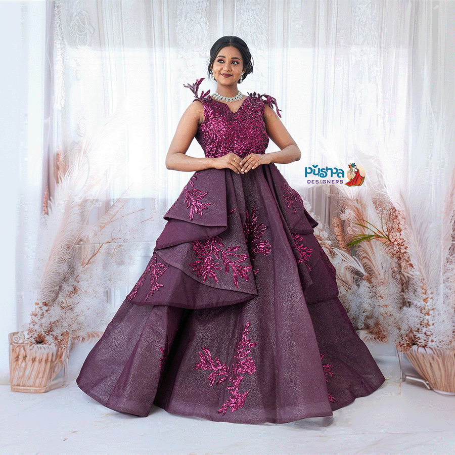Wine Partyware Gown view 2