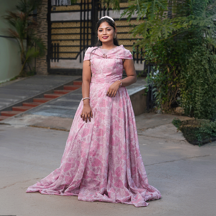Pink Partyware Gown - Image 2