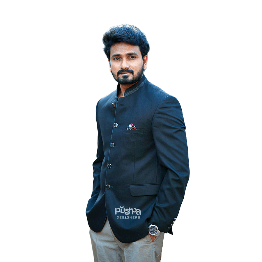 Navy Blue Jodhpur Suit - Image 2