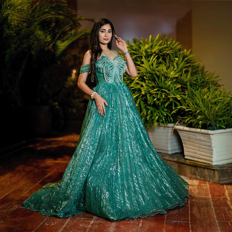 Light Blue Heavy Gown - Image 2