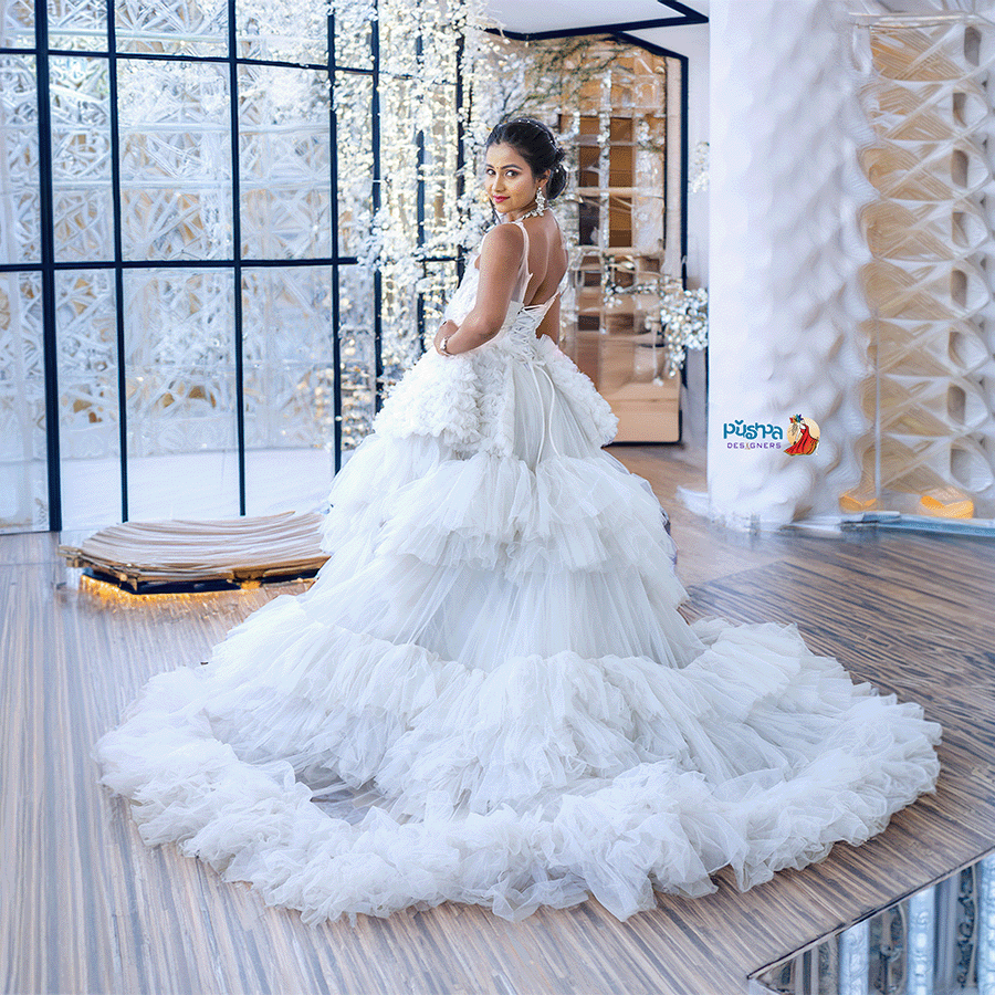 White Heavy Gown