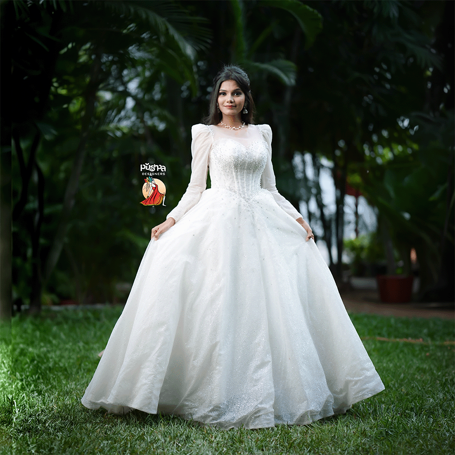 White Christian Gown - Image 2