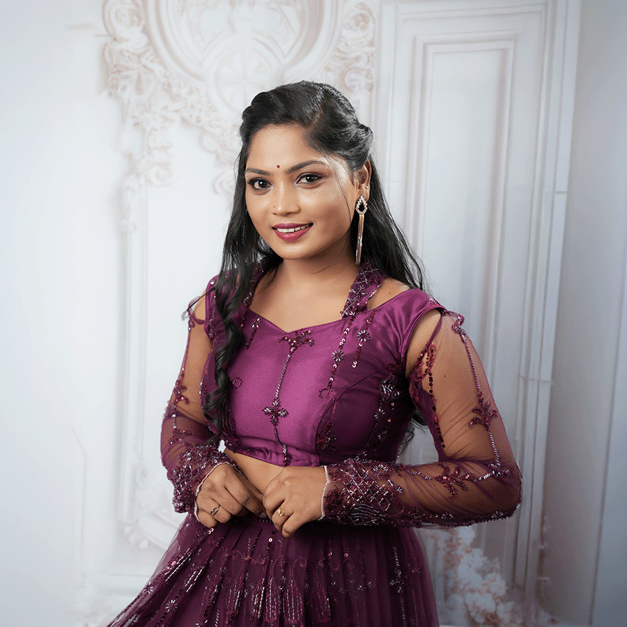 Wine Designer lehenga - Image 2